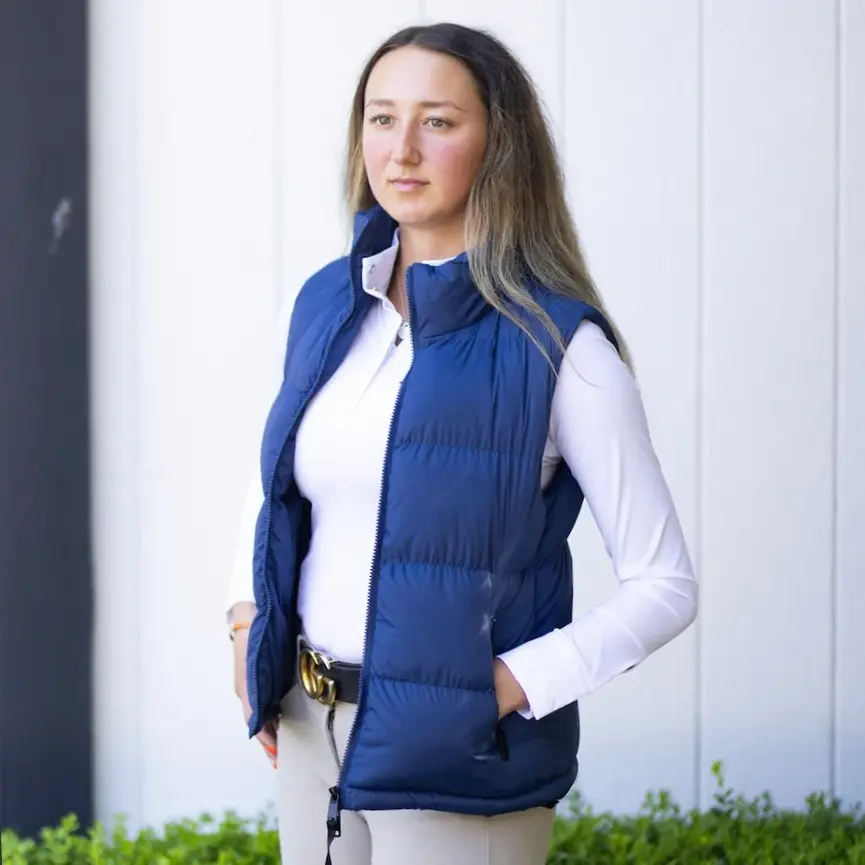 TKEQ PUFFY VEST IN OXFORD