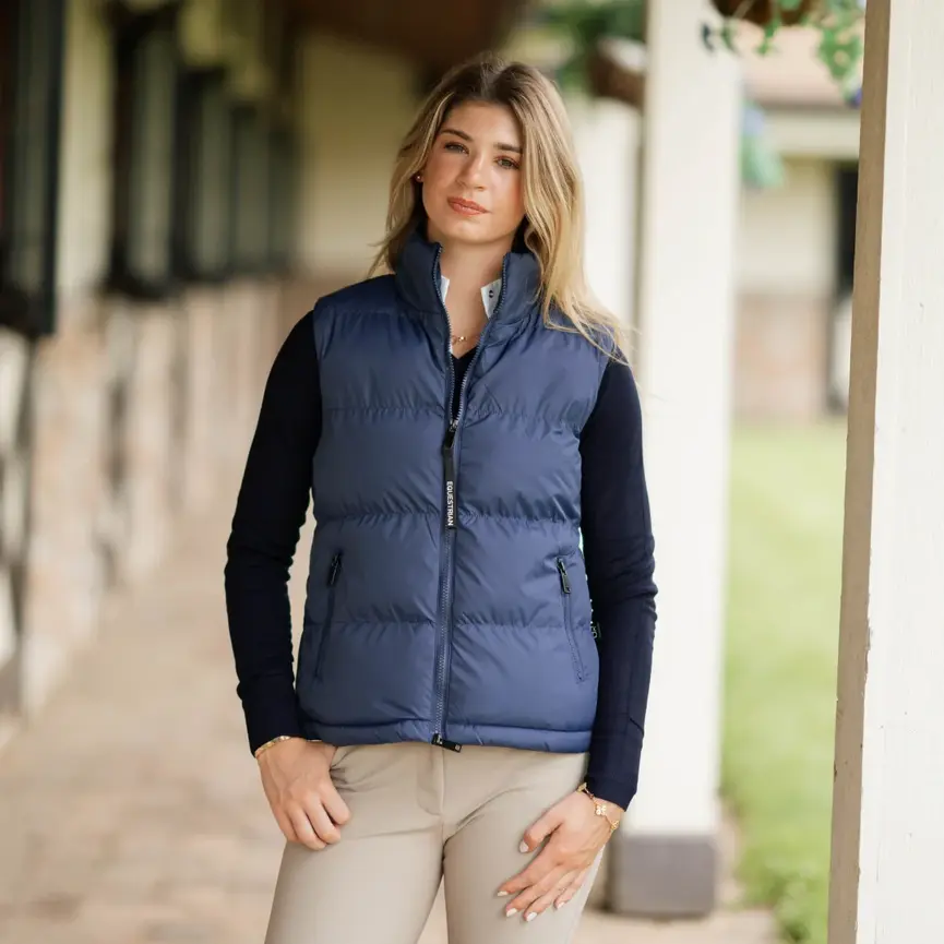 TKEQ PUFFY VEST IN OXFORD