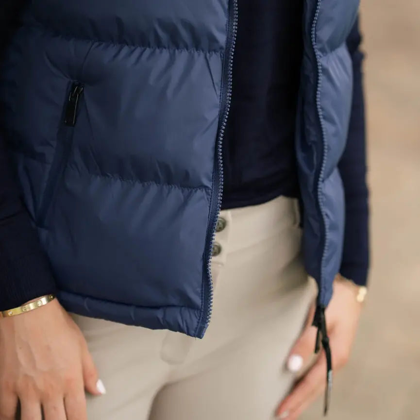 TKEQ PUFFY VEST IN OXFORD