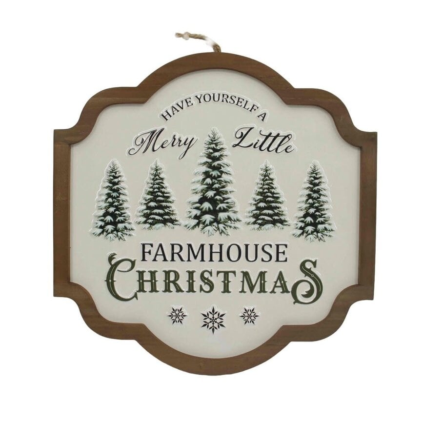 CHRISTMAS!!! Sign 16" x 16"-Farmhouse Christmas