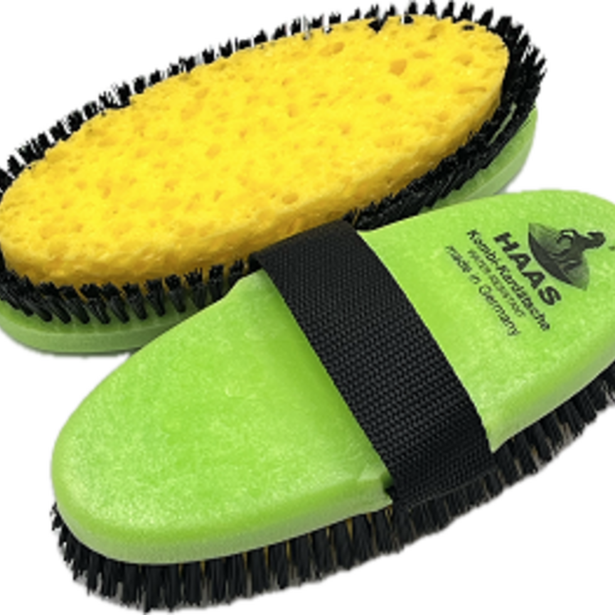 HAAS Combi Horse Brush ( Assorted Colours )