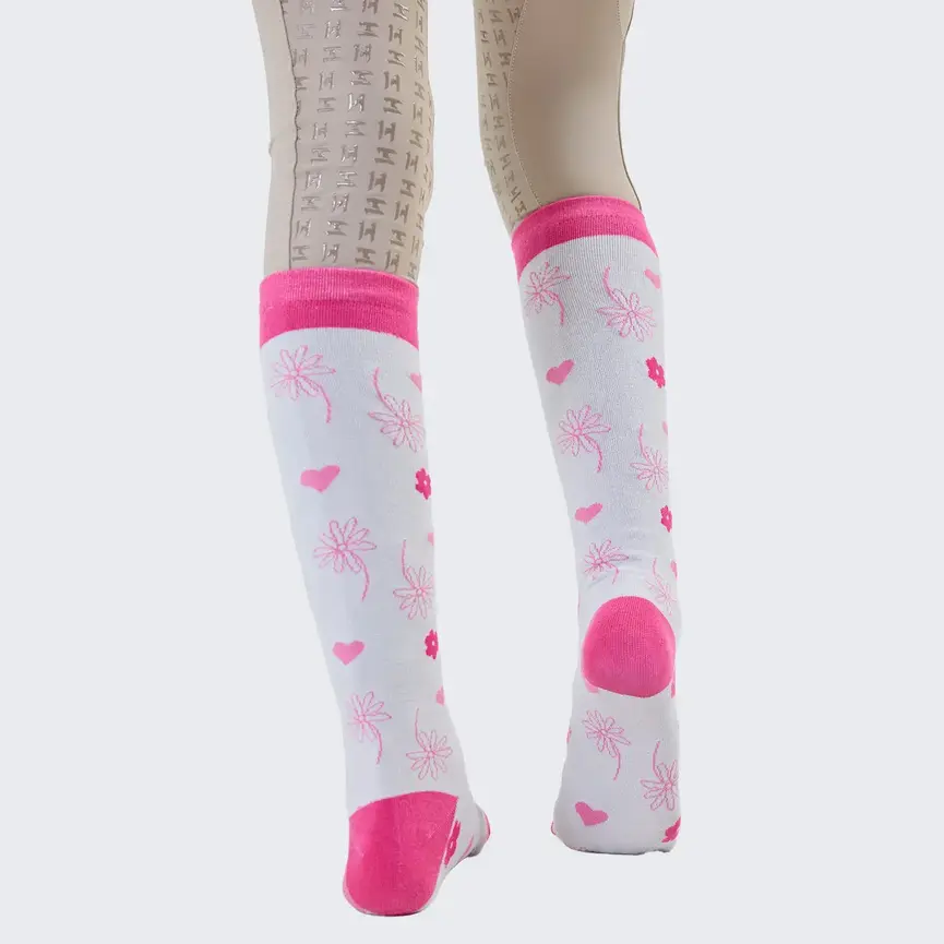 Kids Riding Socks - Pink