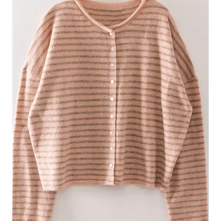 Button Down Stripe Sweater