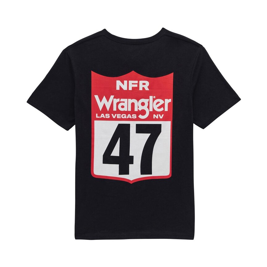 Men's NFR 47 Short Sleeve T-Shirt - Black