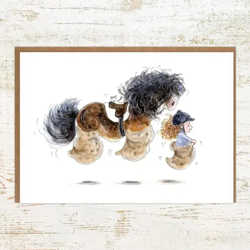 Pony Nut Gifts Greeting Cards
