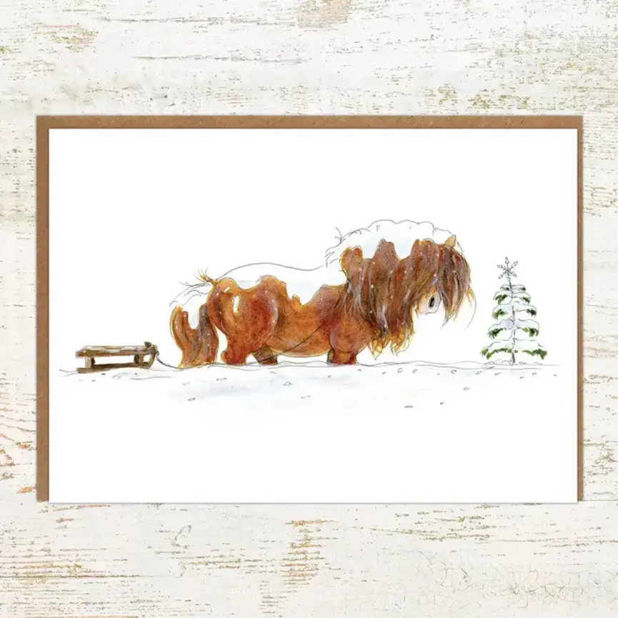 Pony Nut Gifts Christmas Cards