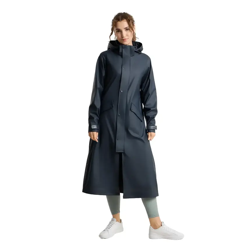 Hazel Womens Long Raincoat
