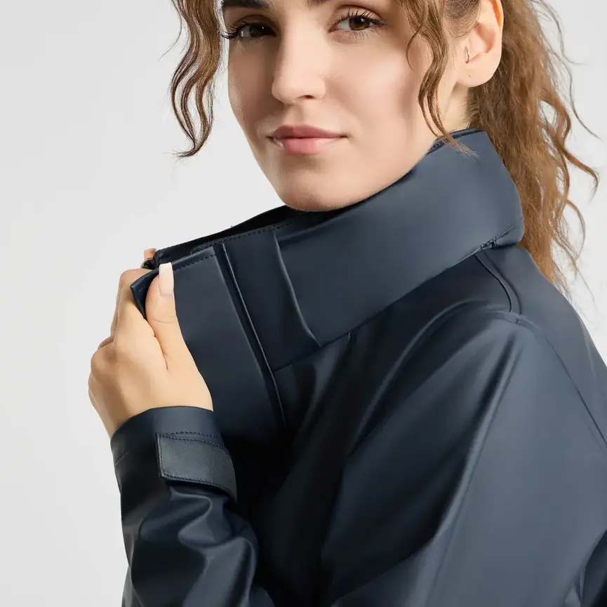 Hazel Womens Long Raincoat