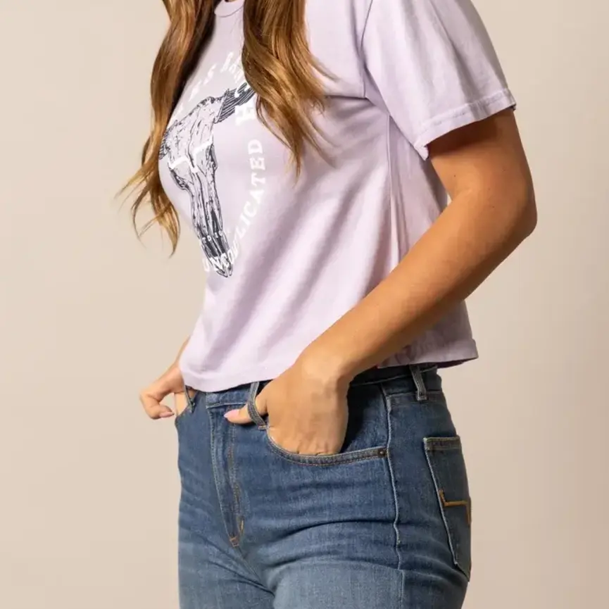 Women's Bison Skull Tee Shirt