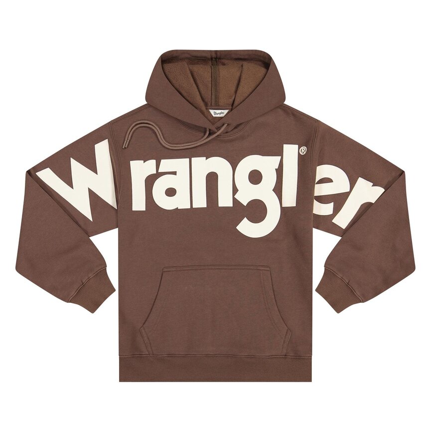 Woman's Wide Open Spaces Logo Hoodie - Brown