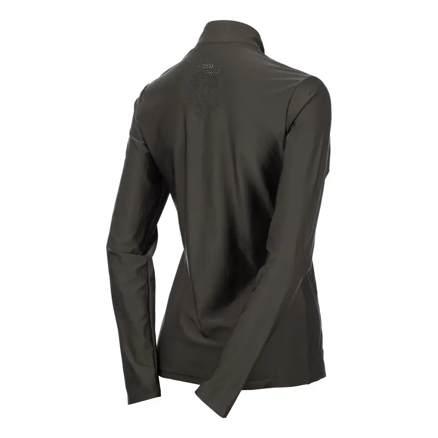 Aurora Womens Long Sleeved Training Shirt - Dark Brown