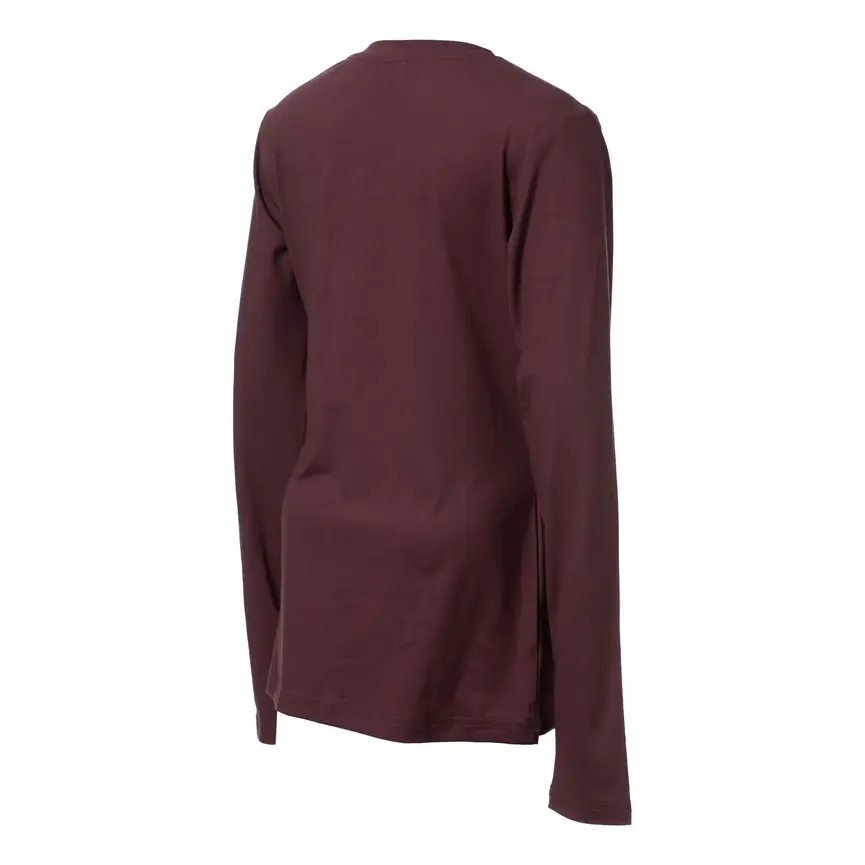 Lena Kids Crew Neck Long Sleeved Top - Burgundy