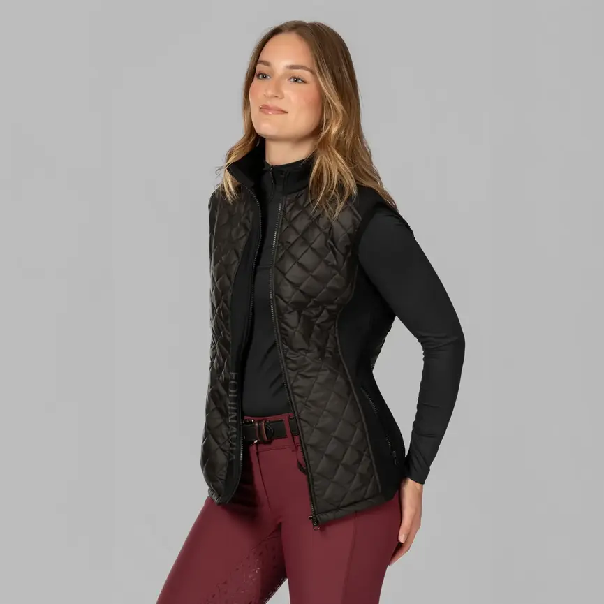 Margit Womens Hybrid Vest - Black