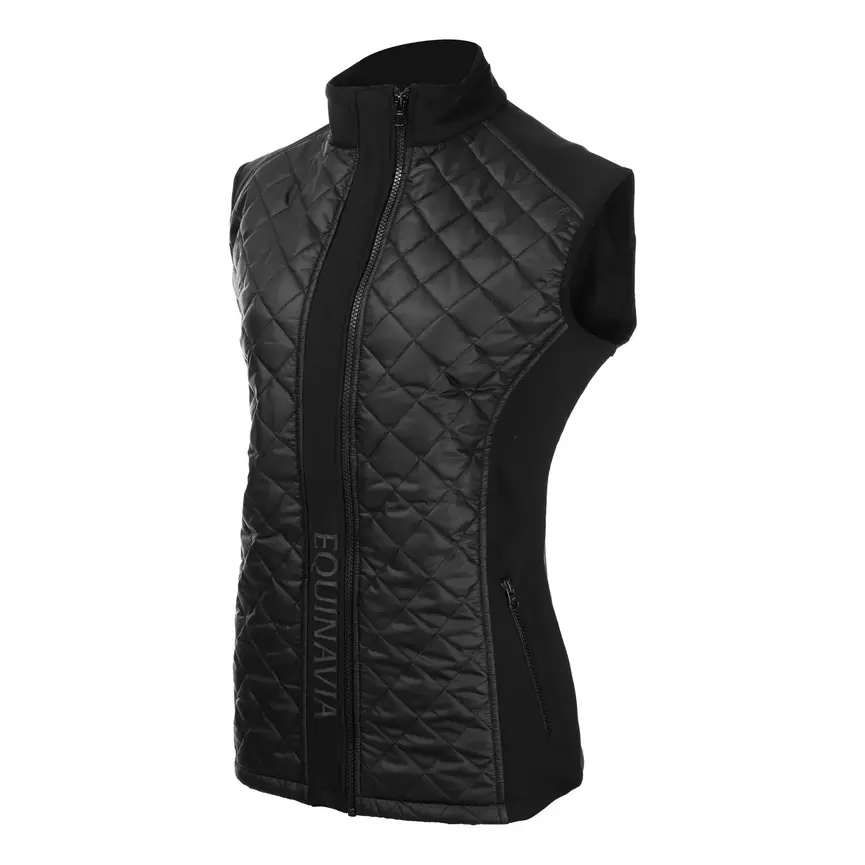 Margit Womens Hybrid Vest - Black
