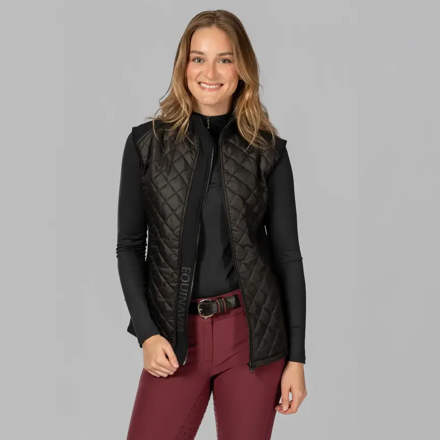 Margit Womens Hybrid Vest - Black