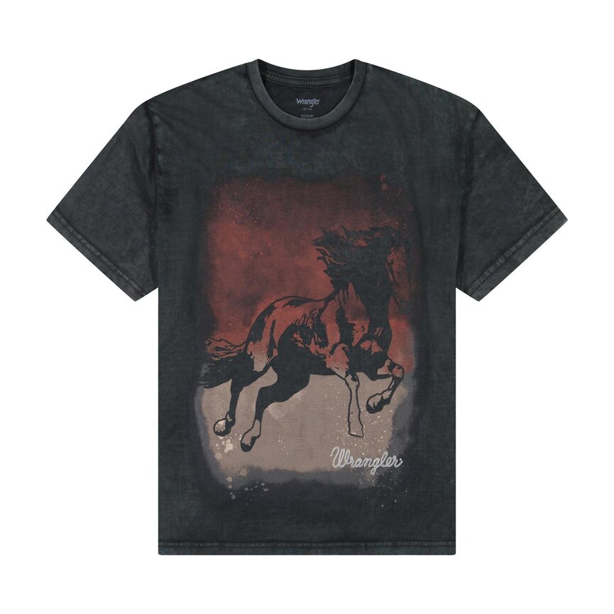 Woman's Graphic Short Sleeve T-Shirt- Jet Black