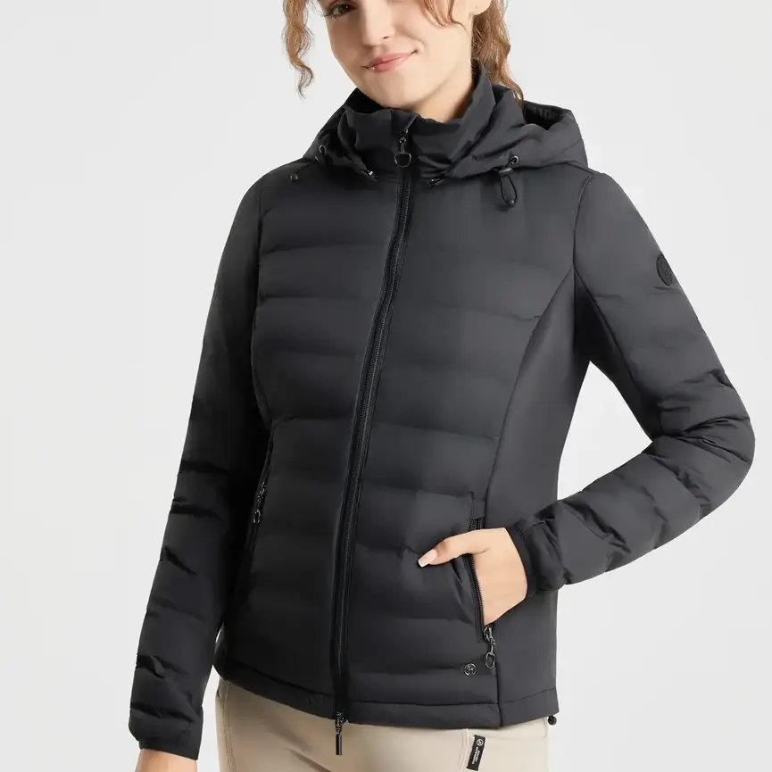 Rochele Womens Hybrid Jacket - Black Oyster