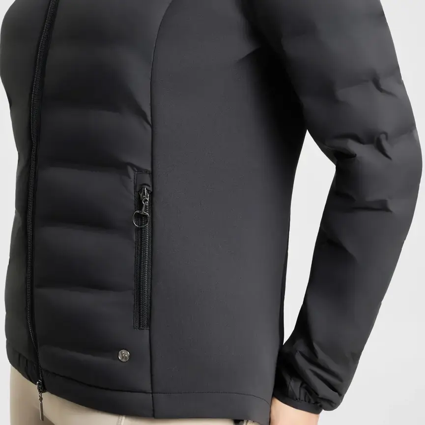 Rochele Womens Hybrid Jacket - Black Oyster