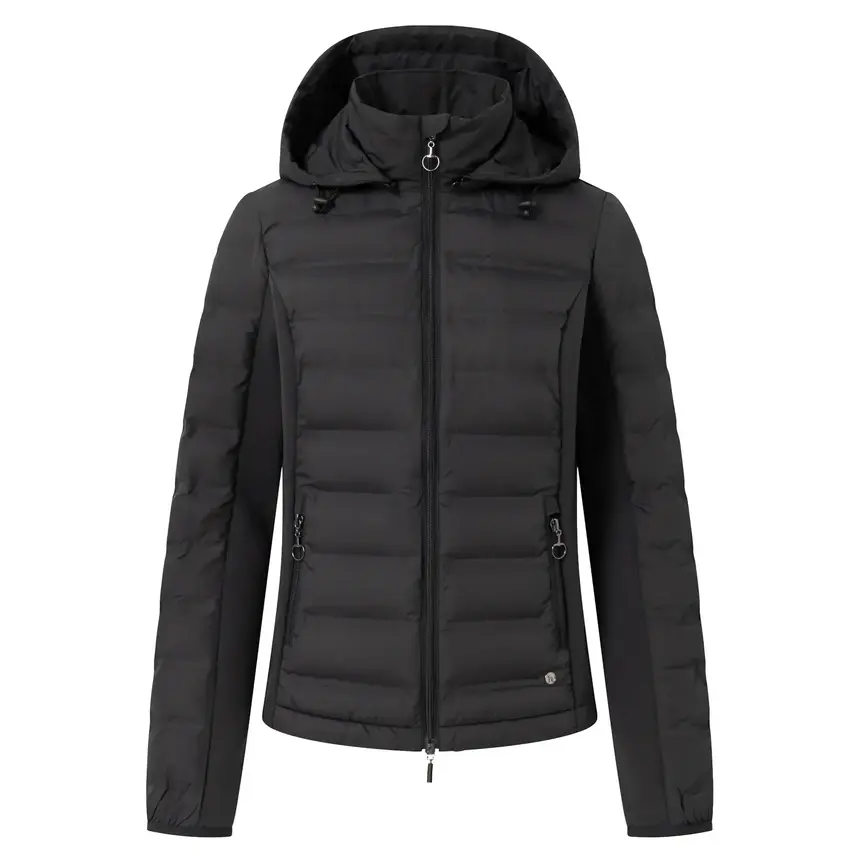 Rochele Womens Hybrid Jacket - Black Oyster