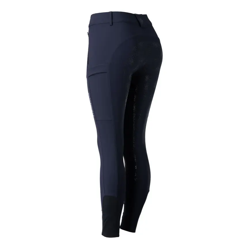 Andrea Womens All Weather Full Seat Breeches - Navy