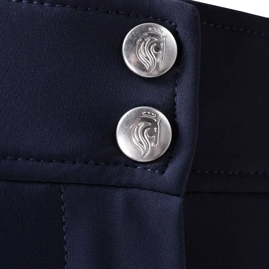 Andrea Womens All Weather Knee Patch Breeches - Navy