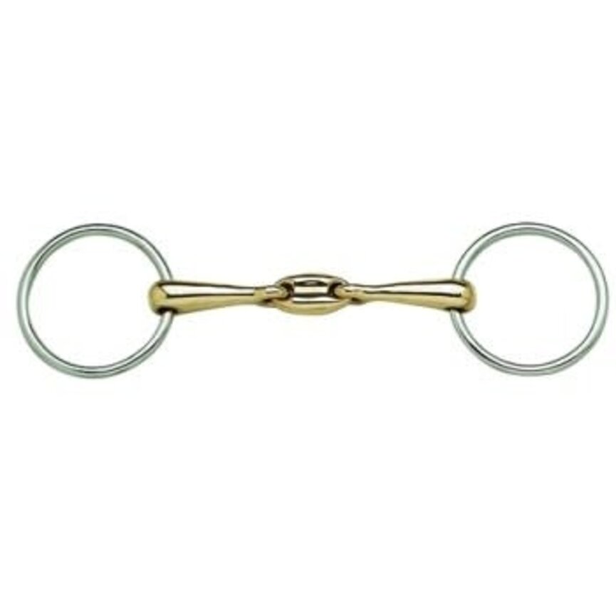 KLASSE NICKEL FREE OVAL MOUTH LOOSE RING SNAFFLE BIT