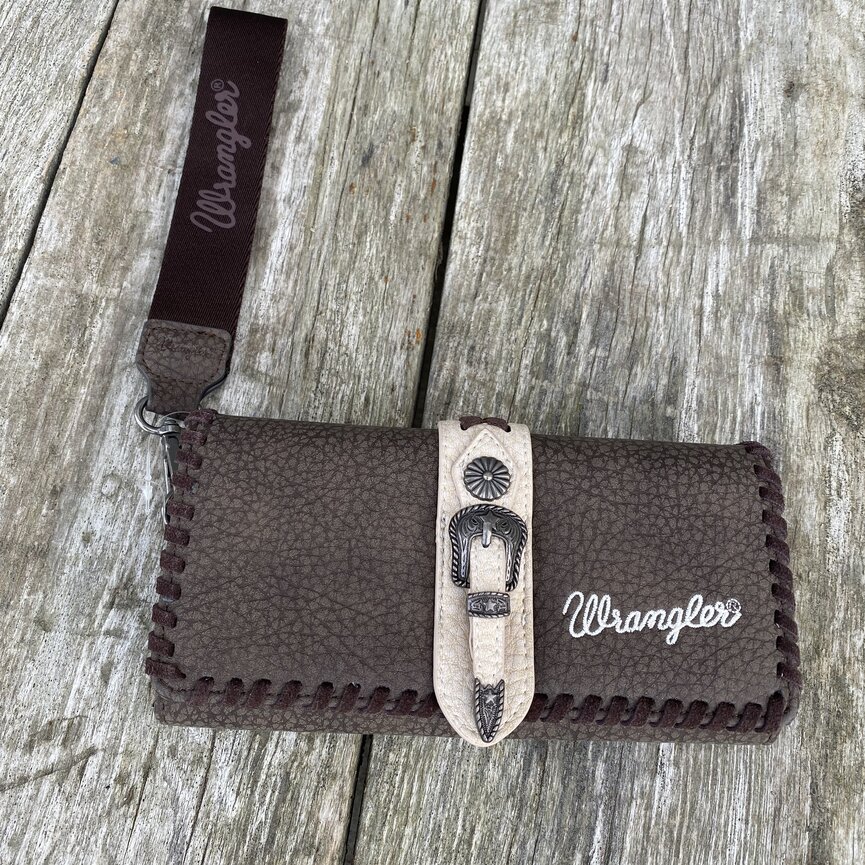 Buckle Wallet - Brown