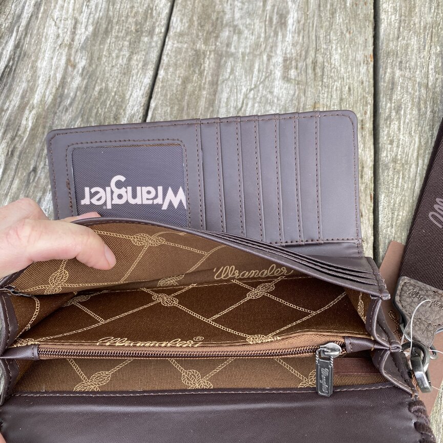 Buckle Wallet - Brown
