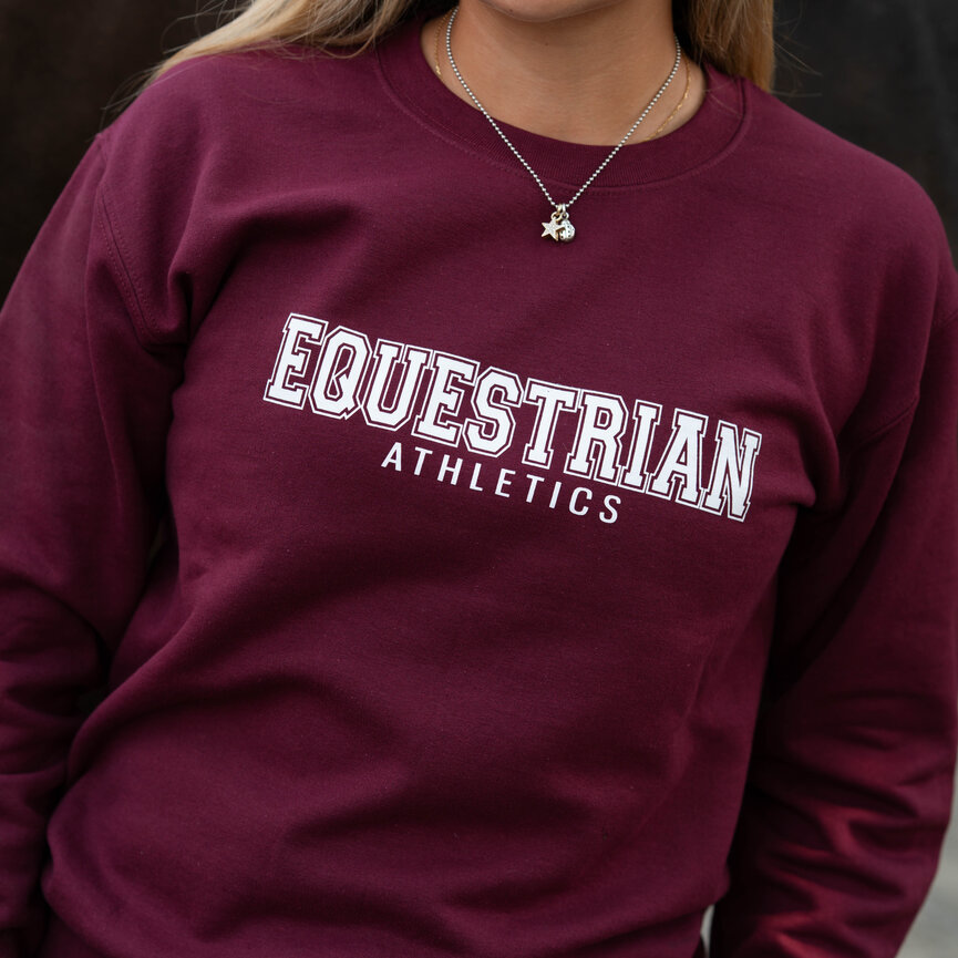 EQUESTRIAN ATHLETICS PRINTED PULLOVER