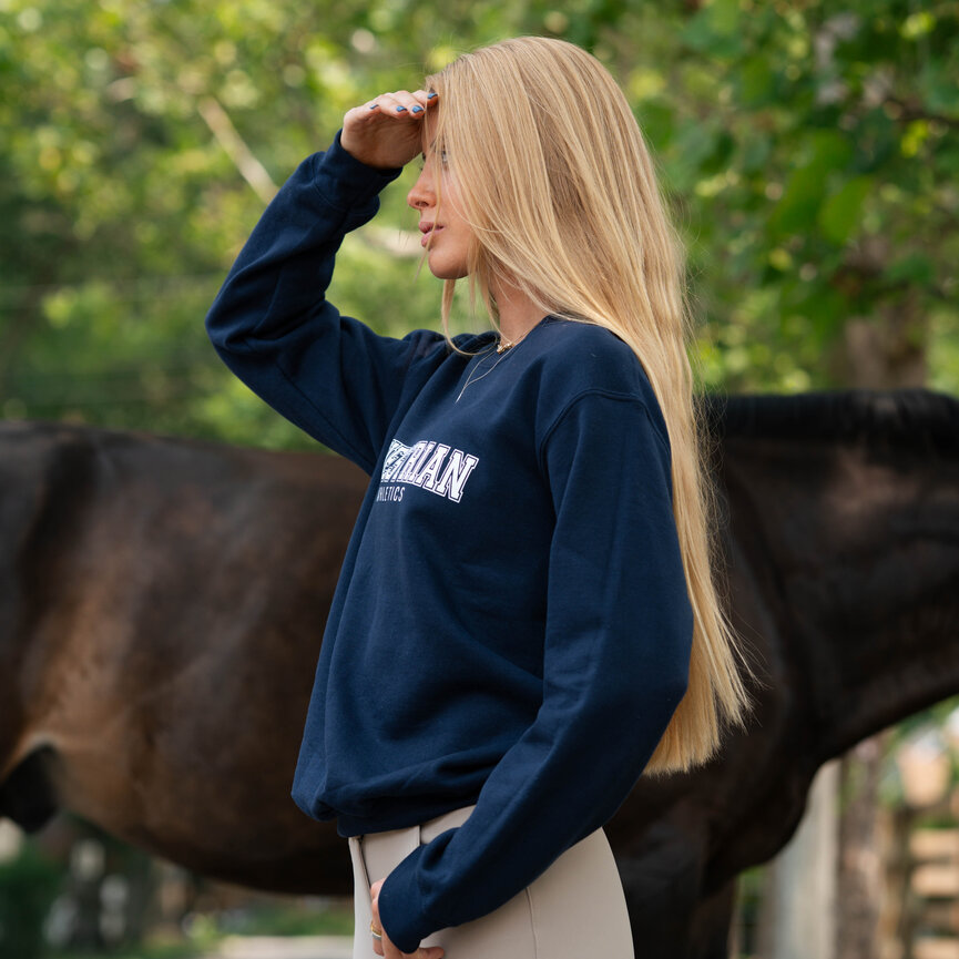 EQUESTRIAN ATHLETICS PRINTED PULLOVER