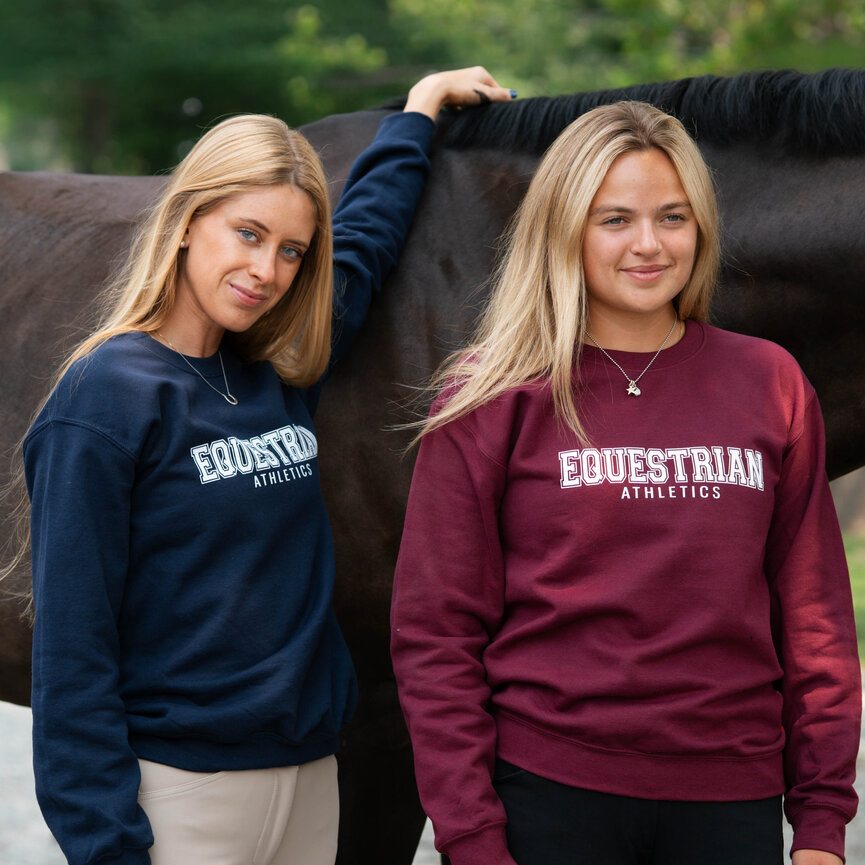 EQUESTRIAN ATHLETICS PRINTED PULLOVER