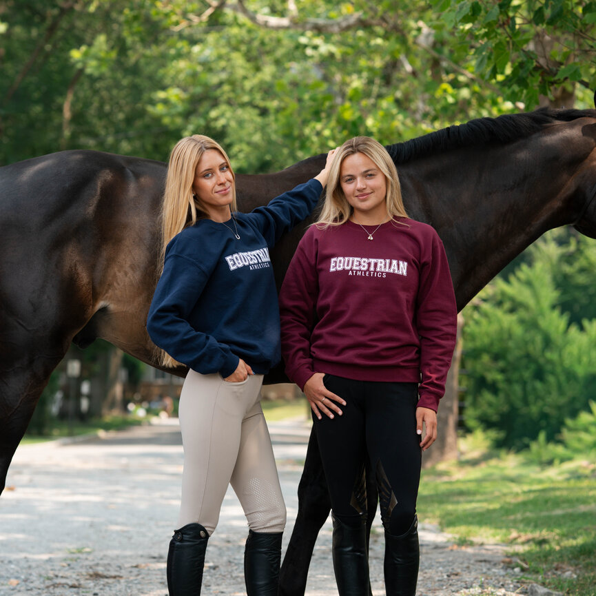 EQUESTRIAN ATHLETICS PRINTED PULLOVER
