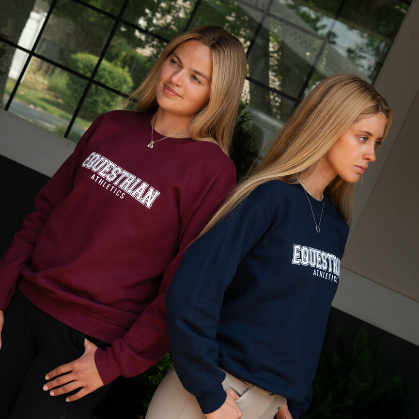 EQUESTRIAN ATHLETICS PRINTED PULLOVER