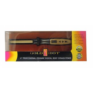 Gold N Hot Professional Ceramic Root Straightener 1/2''
