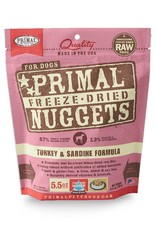 PRIMAL PET FOODS Primal | Freeze Dried Nuggets Canine Turkey & Sardine Formula