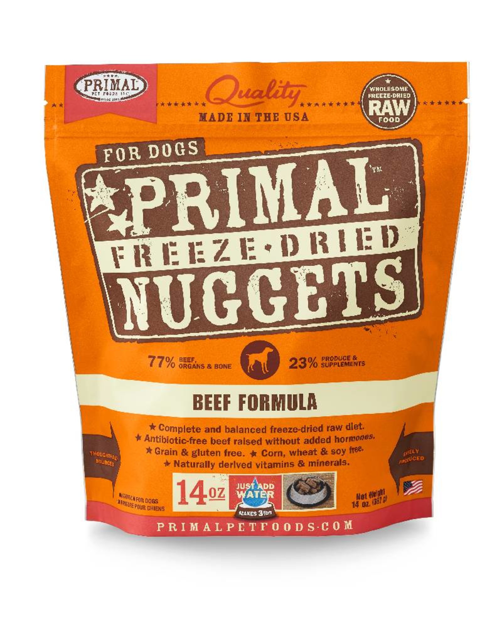 PRIMAL PET FOODS Primal | Freeze Dried Nuggets Canine Beef Formula