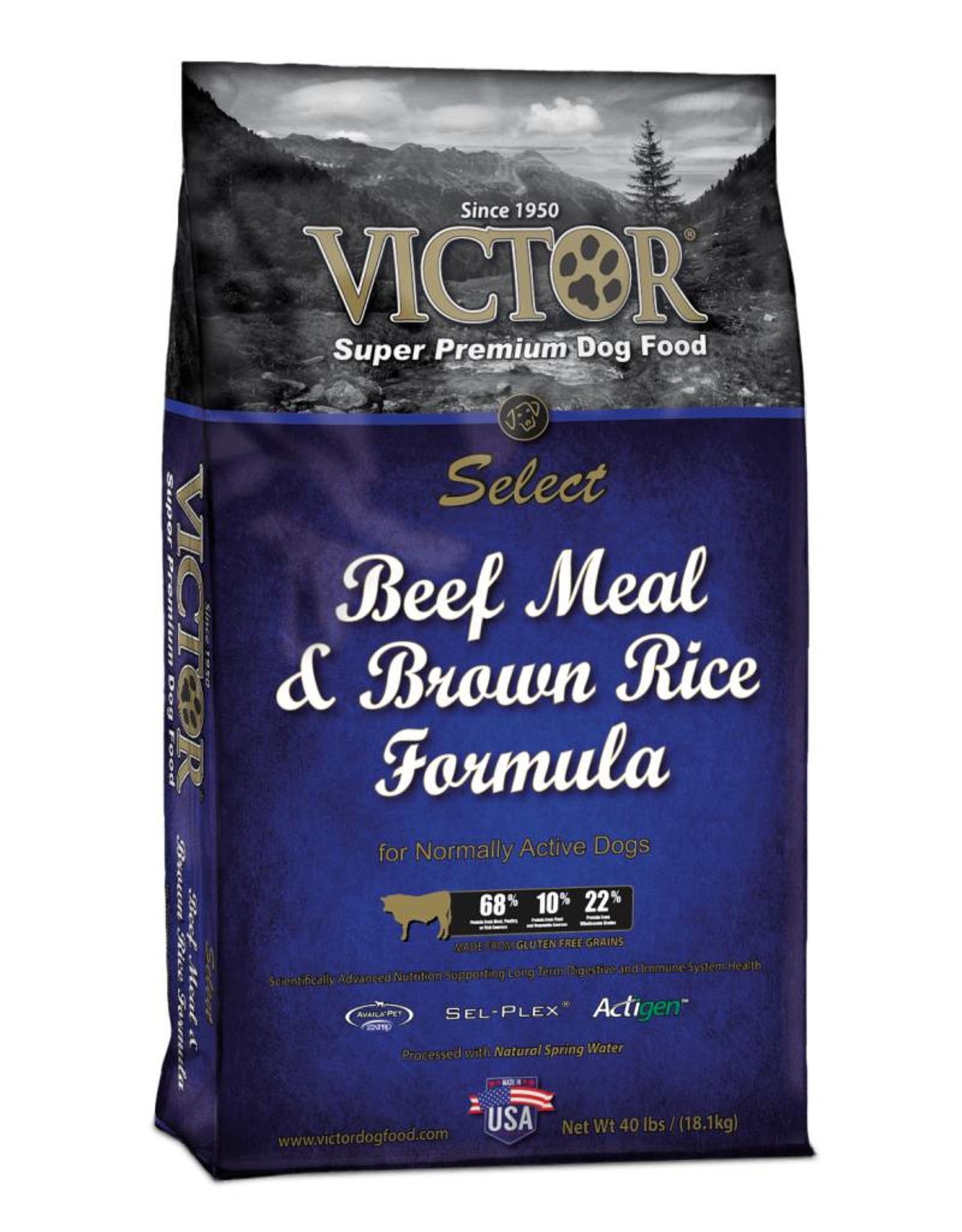 Victor Super Premium Pet Foods Victor | Select Beef Meal & Brown Rice Formula