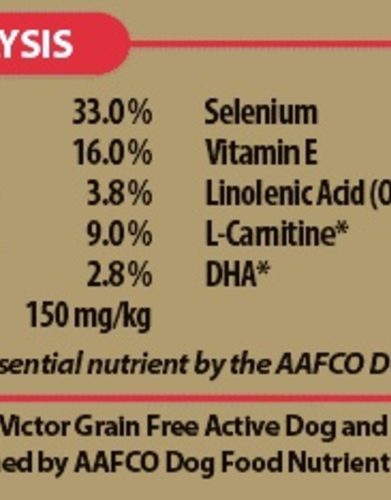 Victor Super Premium Pet Foods Victor | Grain Free Active Dog & Puppy Formula