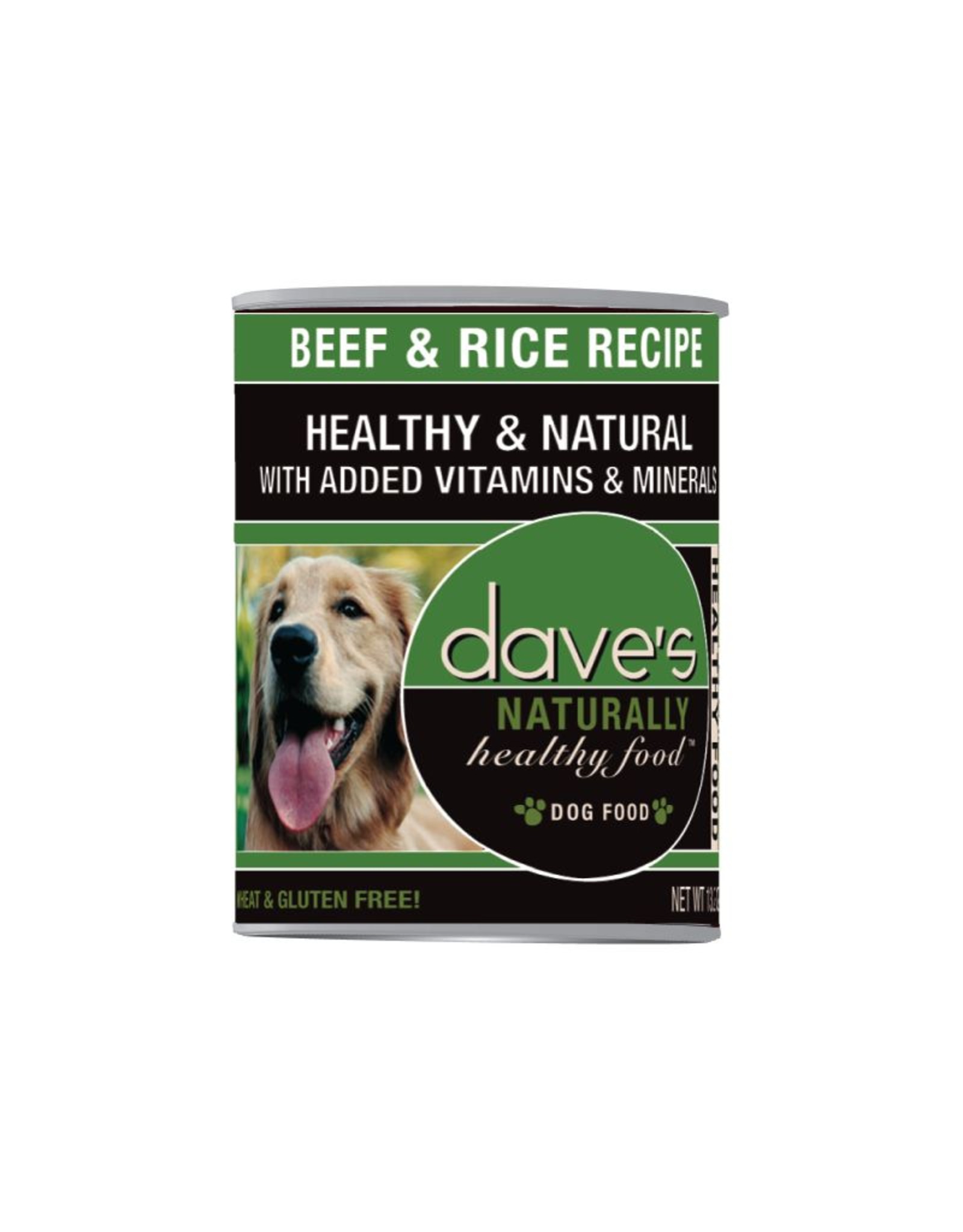 Dave’s | Naturally Healthy Beef and Rice Canned Dog Food