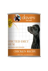 DAVE'S PET FOOD Dave's | Restricted Diet Sodium – Chicken Recipe Canned Dog Food 1 ea