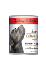 DAVE'S PET FOOD Dave’s | Grain Free Turkey & Bacon Canned Dog Food