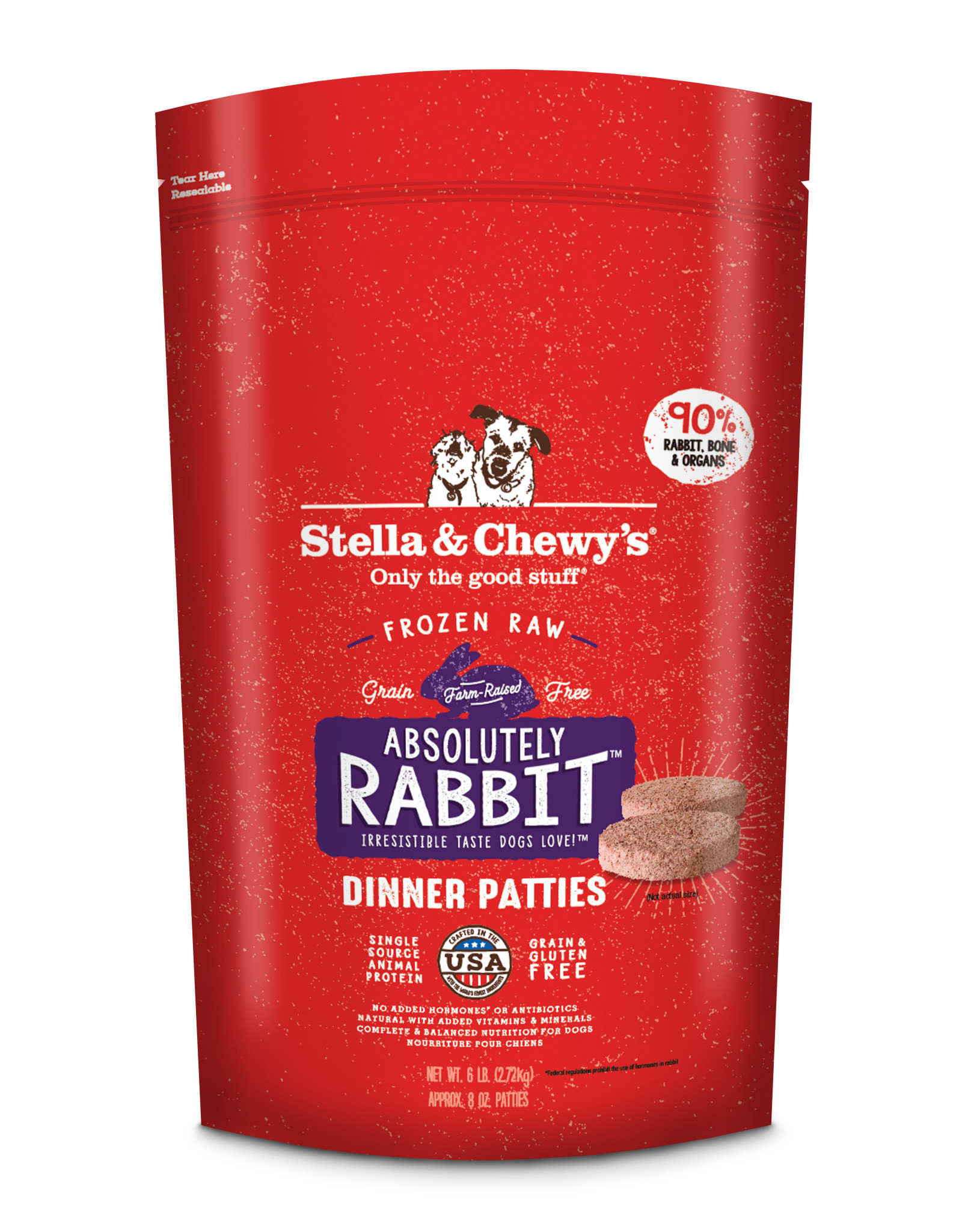 STELLA & CHEWY'S Stella & Chewy's | Frozen Canine Dinner Absolutely Rabbit Formula