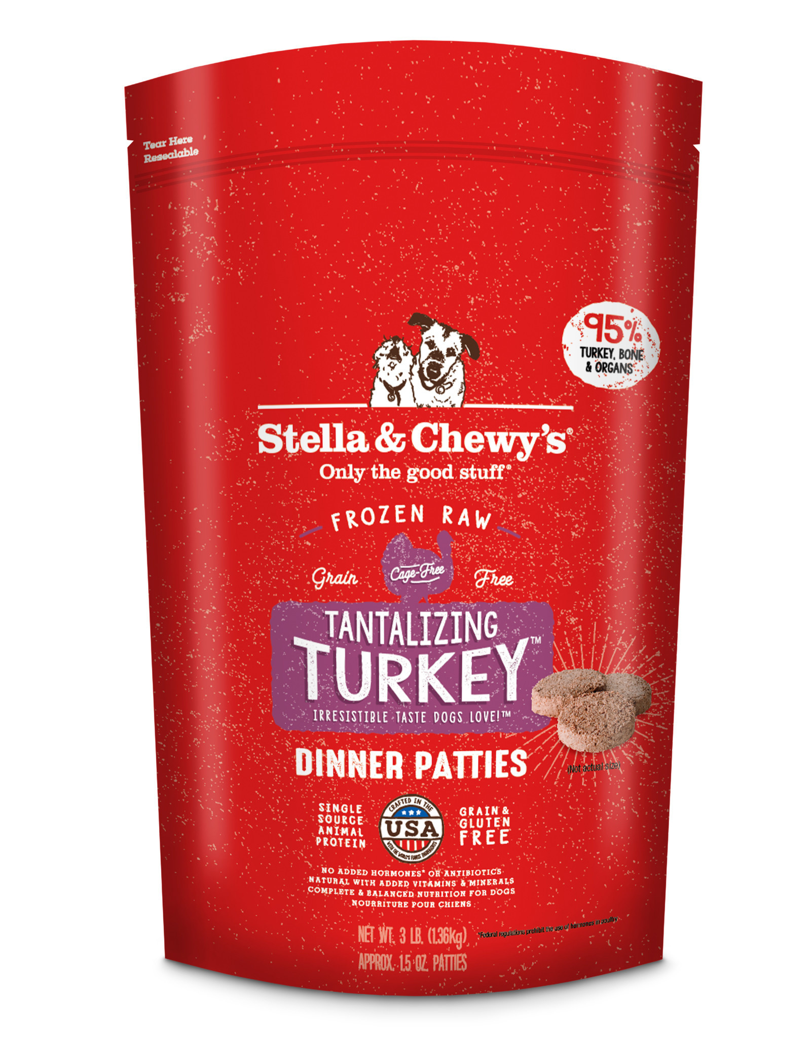 STELLA & CHEWY'S Stella & Chewy's | Frozen Canine Dinner Tantalizing Turkey Formula