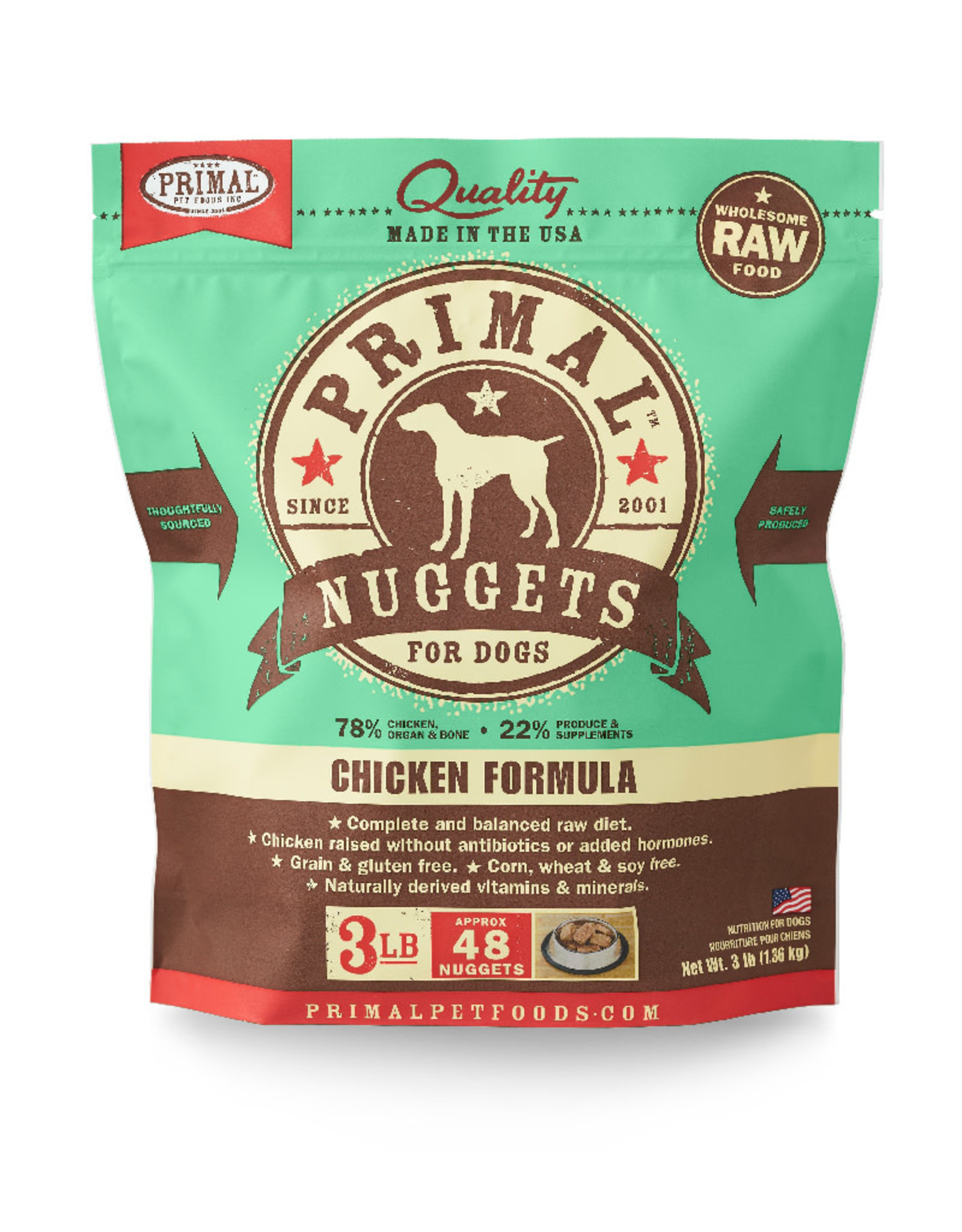 PRIMAL PET FOODS Primal | Raw Frozen Canine Chicken Formula