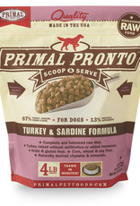 PRIMAL PET FOODS Primal | Raw Frozen Canine Turkey & Sardine Formula