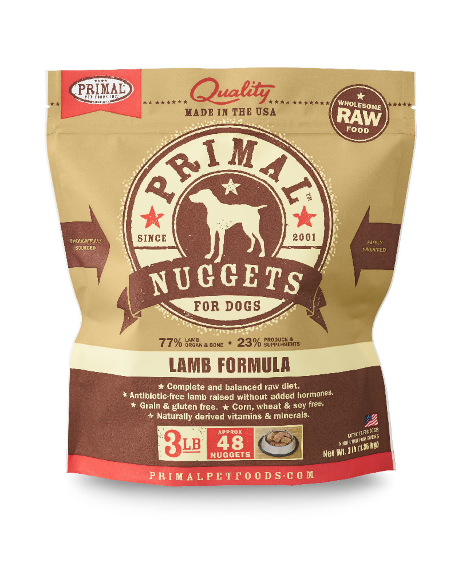 PRIMAL PET FOODS Primal | Raw Frozen Canine Lamb Formula