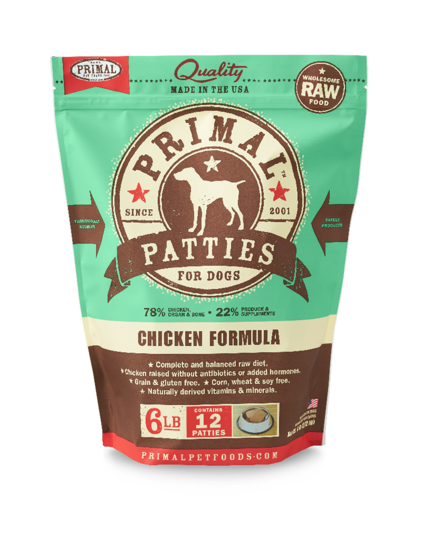 PRIMAL PET FOODS Primal | Raw Frozen Canine Chicken Formula
