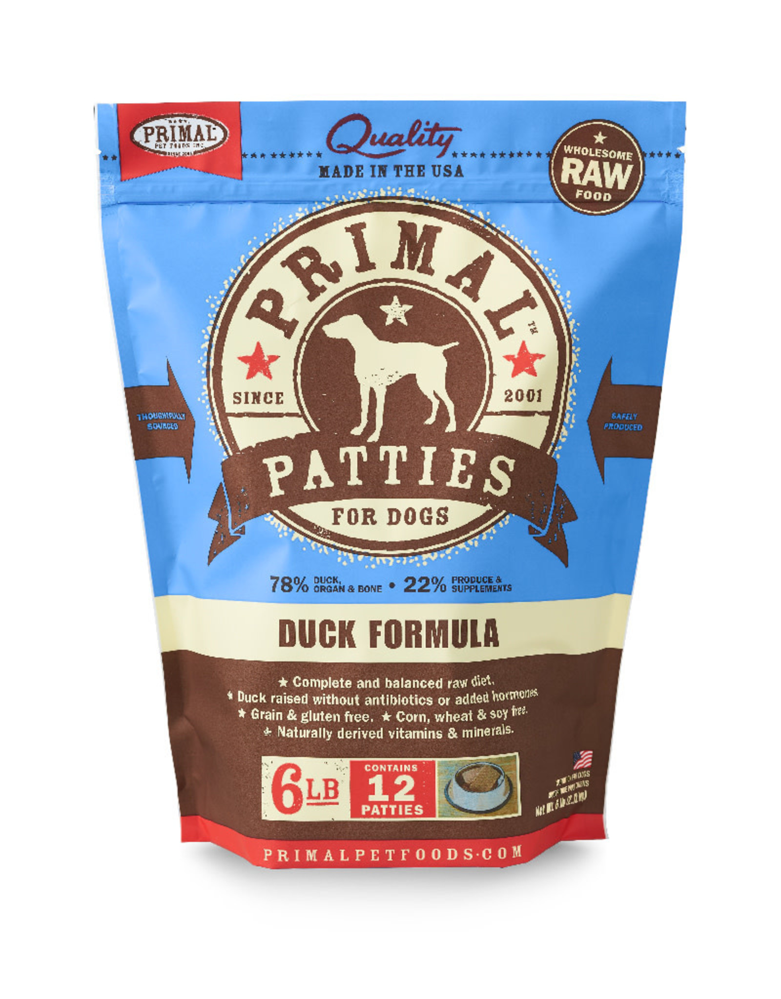 PRIMAL PET FOODS Primal | Raw Frozen Canine Duck Formula