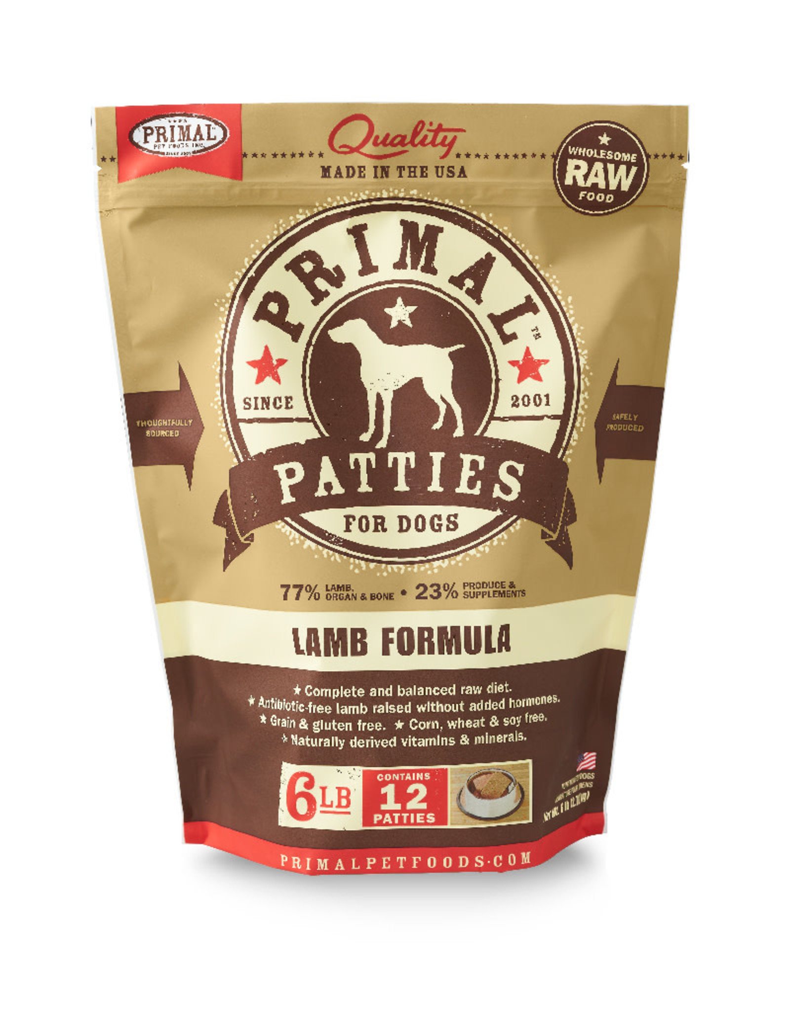 PRIMAL PET FOODS Primal | Raw Frozen Canine Lamb Formula