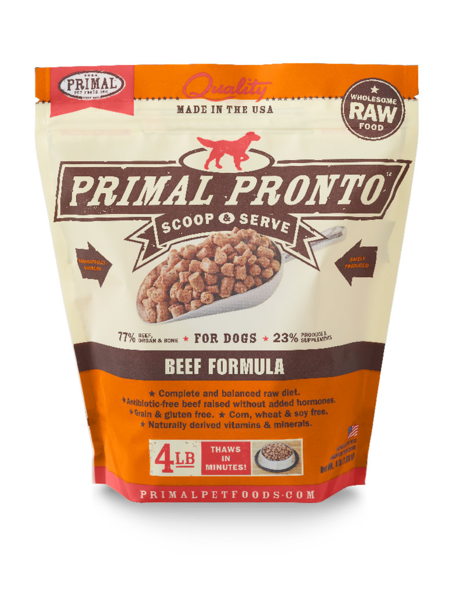 PRIMAL PET FOODS Primal | Raw Frozen Canine Beef Formula